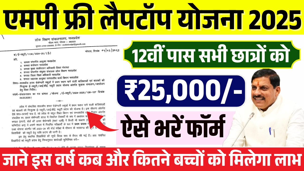 MP Free Laptop Yojana 2025
