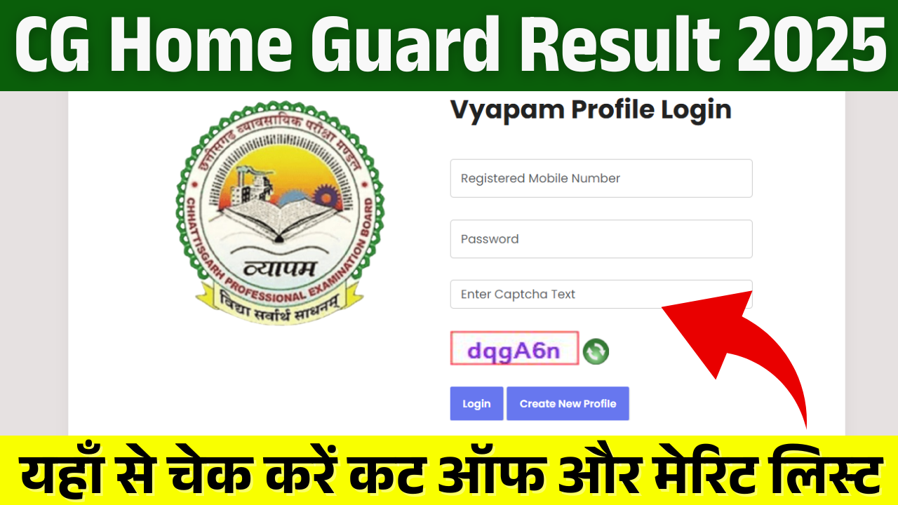 CG Home Guard Result 2025