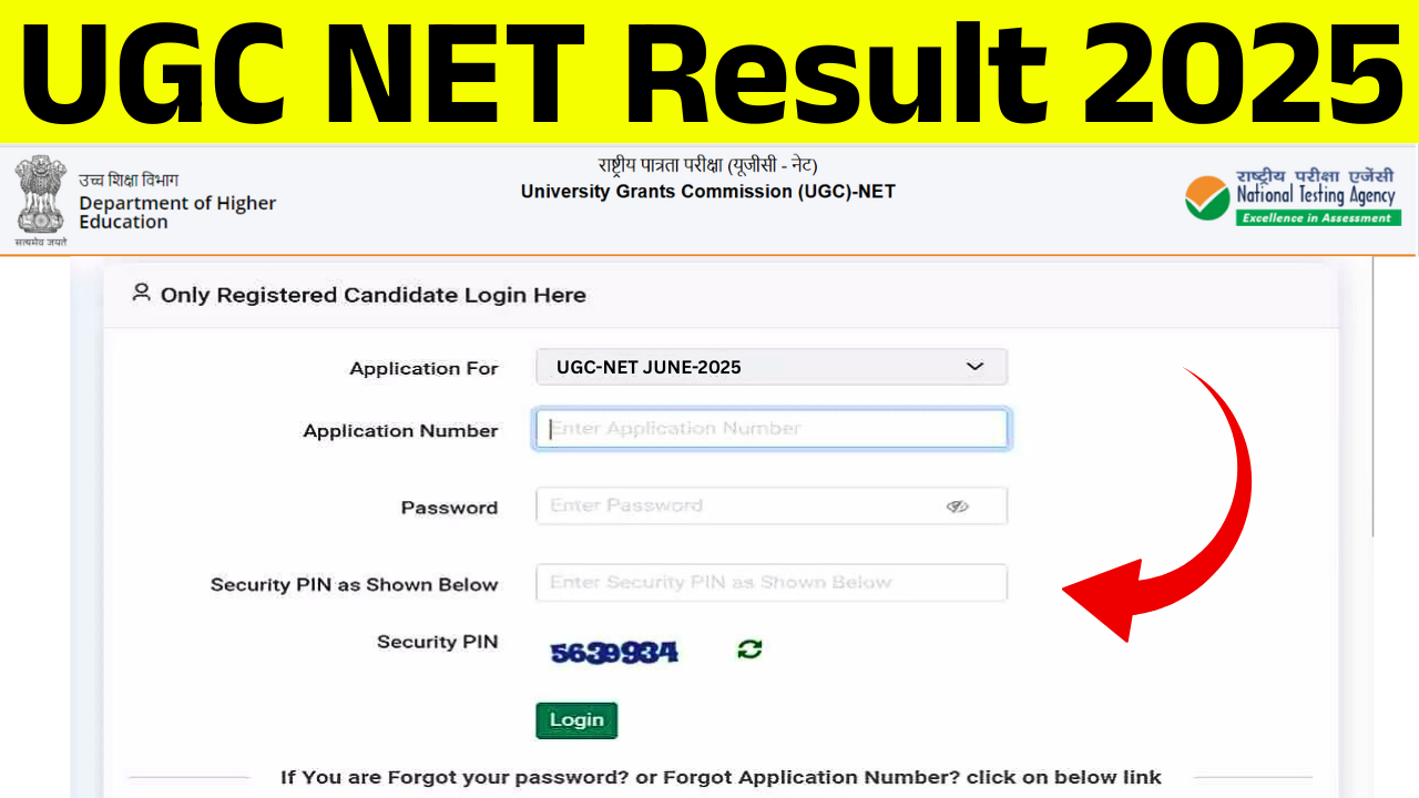 UGC NET Result 2025